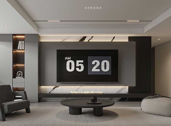 中建觀湖國際160平現(xiàn)代風(fēng)格裝修效果圖