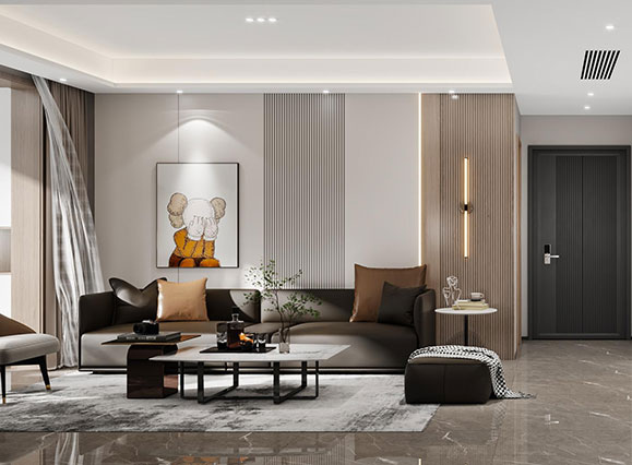 壹號院220平復(fù)式輕奢風(fēng)格裝修效果圖