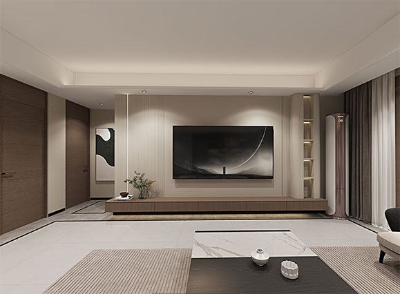 保利和光嶼湖逸園140平現(xiàn)代簡約風(fēng)格裝修VR全景圖