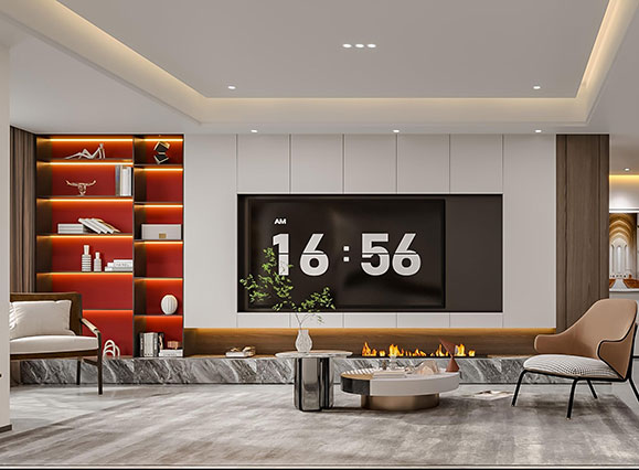 農(nóng)大家屬院146平現(xiàn)代簡約風(fēng)裝修效果圖