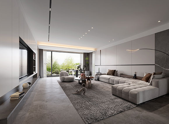 風(fēng)華上鏡175平現(xiàn)代極簡(jiǎn)風(fēng)格四居室裝修效果圖