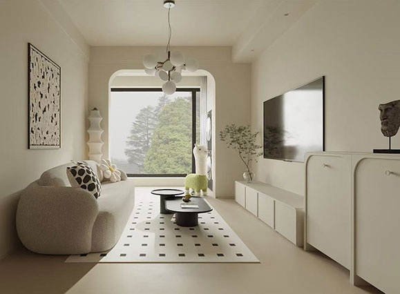 九鼎華府89平現(xiàn)代簡約風(fēng)格三居室裝修效果圖