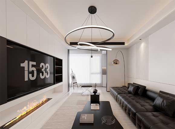 未來公元145平現(xiàn)代極簡風(fēng)格裝修VR全景圖