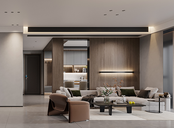 雅居樂國際花園180平意式極簡風(fēng)格裝修效果圖