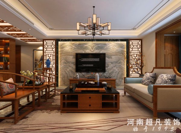 正商鉑鉆190平新中式風(fēng)格