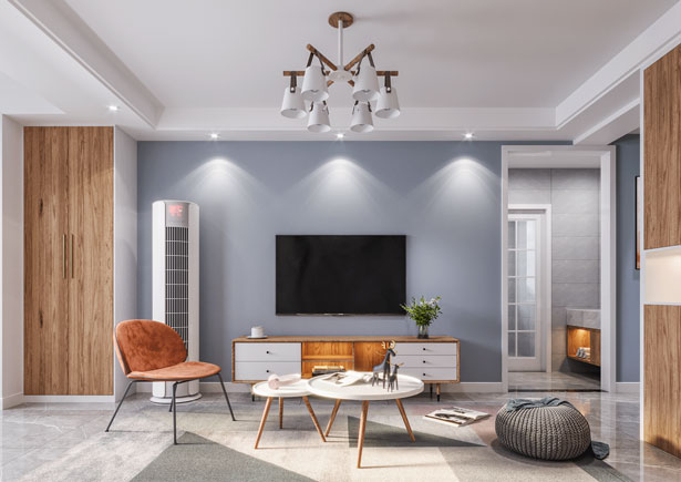 宏江翰苑86平北歐風(fēng)格兩居室裝修效果圖