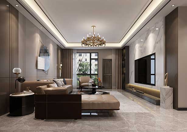 石橋別墅300平輕奢風(fēng)格裝修效果圖