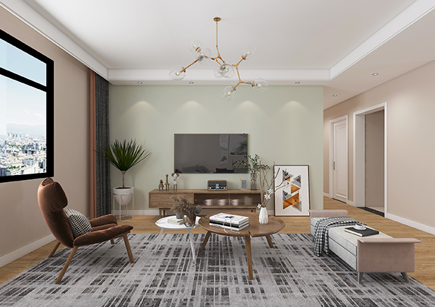 天驕華庭140平現(xiàn)代風(fēng)格四居室裝修效果圖