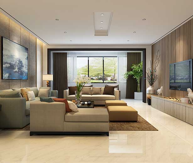 正商鉑鉆195平新中式風格裝修效果圖