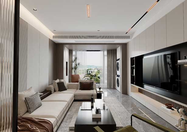 永威西郡143平現(xiàn)代簡約風(fēng)格裝修VR全景圖